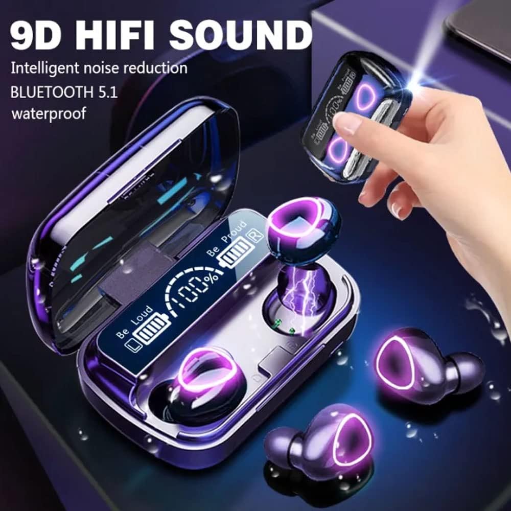 1788082915290-zvvff8 M10 Wireless Earbuds Bluetooth V5.1 TWS - Image 1