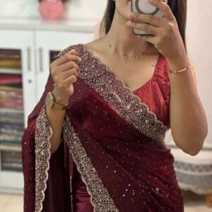 Georgette Sharee with Blouse Piece