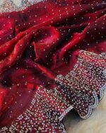 Georgette Sharee with Blouse Piece - Image 2