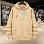 💢 Stylish Solid Printed Cotton Hoodie - Image 3