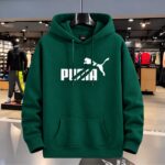 💢 Stylish Solid Printed Cotton Hoodie - Image 4