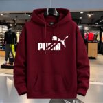 💢 Stylish Solid Printed Cotton Hoodie - Image 2